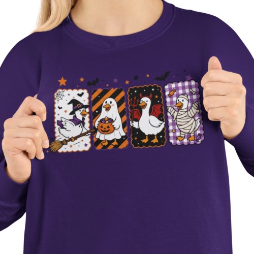 Damska bluza na Halloween z gęsiami – śmieszne przebrania gęś 2