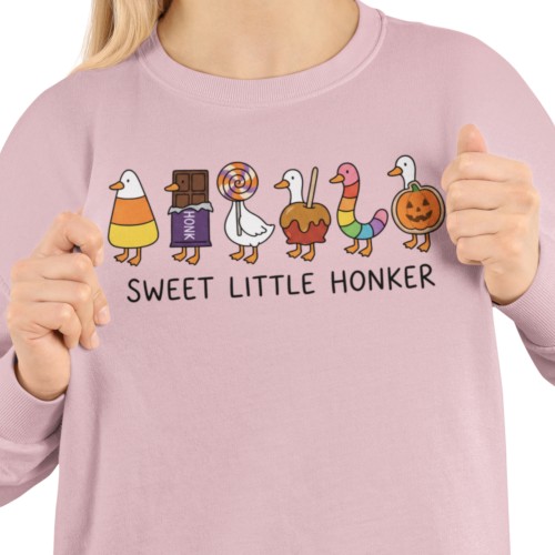 Bluza damska Halloween Gęś Sweet Little Honker – śmieszny nadruk 2