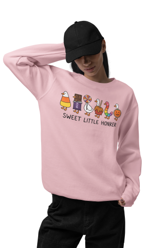 Bluza damska Halloween Gęś Sweet Little Honker – śmieszny nadruk 5