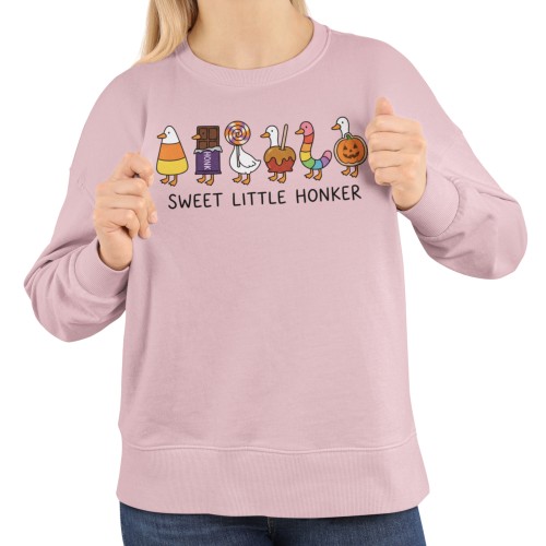 Bluza damska Halloween Gęś Sweet Little Honker – śmieszny nadruk
