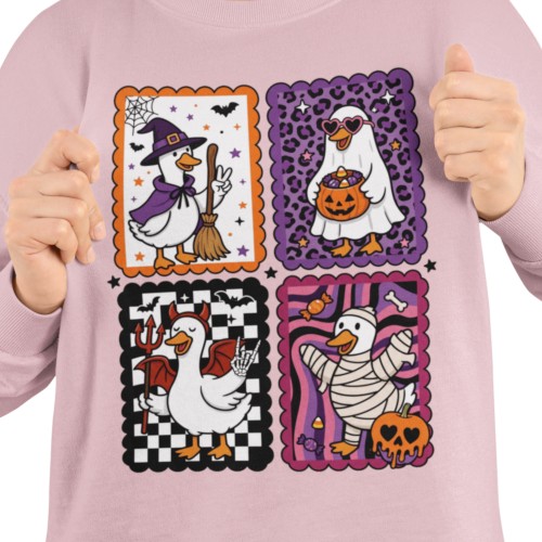 Bluza damska Gęś Halloween – czarownica duch diabeł mumia 2