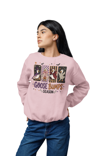 Bluza damska Goose Bumps Season – gęsi Halloween śmieszna 9