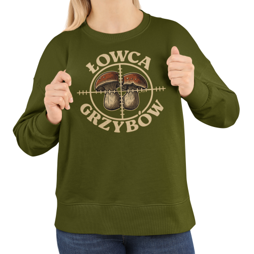 Bluza damska dla grzybiarki Łowca Grzybów – na grzyby do lasu 4