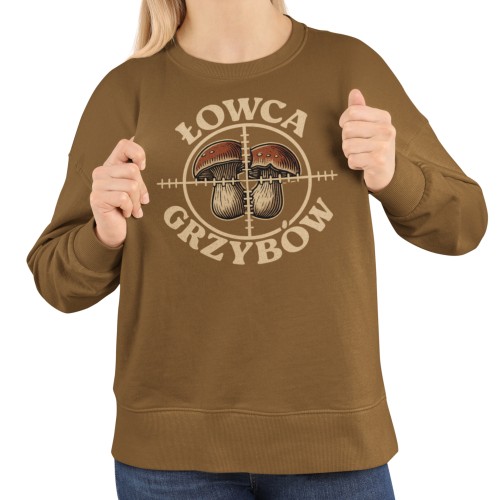 Bluza damska dla grzybiarki Łowca Grzybów – na grzyby do lasu 7