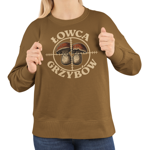 Bluza damska dla grzybiarki Łowca Grzybów – na grzyby do lasu 12