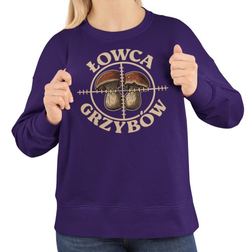 Bluza damska dla grzybiarki Łowca Grzybów – na grzyby do lasu 18