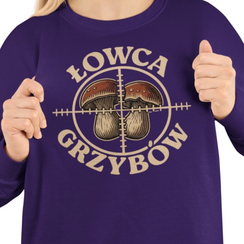 Bluza damska dla grzybiarki Łowca Grzybów – na grzyby do lasu 14