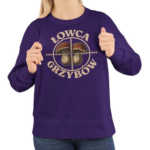 Bluza damska dla grzybiarki Łowca Grzybów – na grzyby do lasu 13