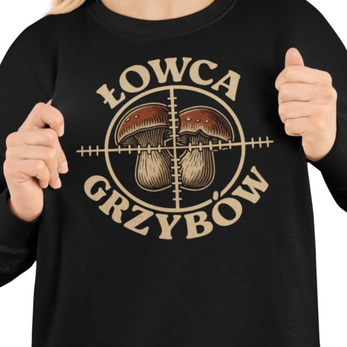 Bluza damska dla grzybiarki Łowca Grzybów – na grzyby do lasu 20