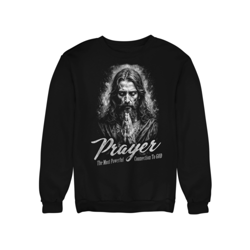Damska bluza religijna Prayer z modlącym się Jezusem Chrystusem 4
