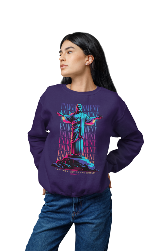 Damska bluza chrześcijańska Jezus – Light of the World John 8:12 5
