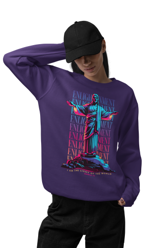 Damska bluza chrześcijańska Jezus – Light of the World John 8:12 6
