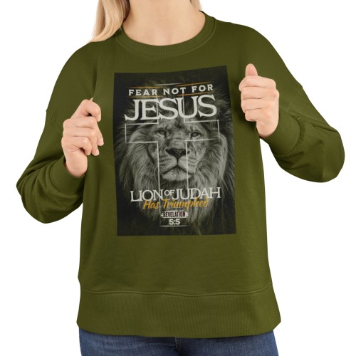 Damska bluza religijna Jezus Lion of Judah – Lew Judy Revelation 5:5 7