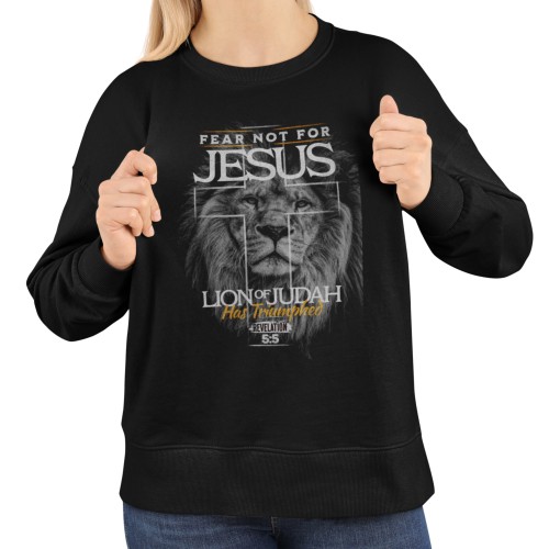 Damska bluza religijna Jezus Lion of Judah – Lew Judy Revelation 5:5 19