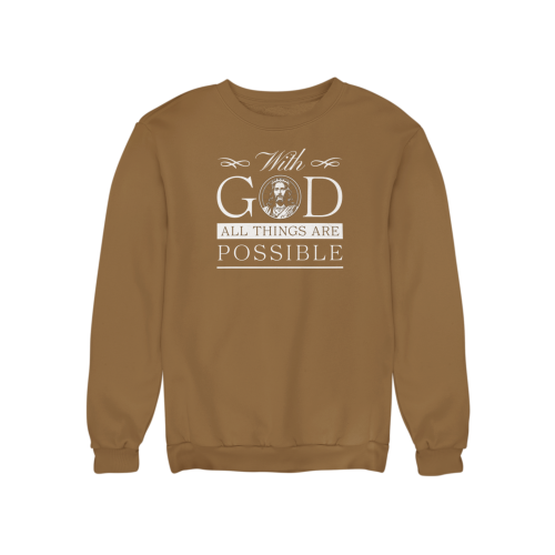 Damska bluza religijna With God All Things Are Possible – Jezus 11