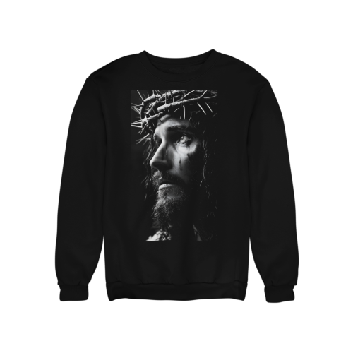 Damska bluza religijna z Jezusem w koronie cierniowej – portret 3
