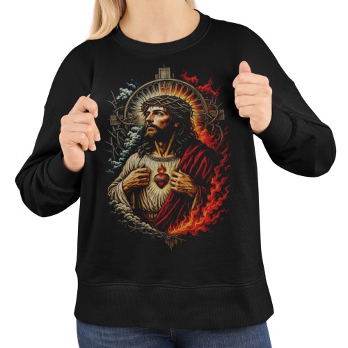 Damska bluza religijna Najświętsze Serce Jezusa – Sacred Heart 1