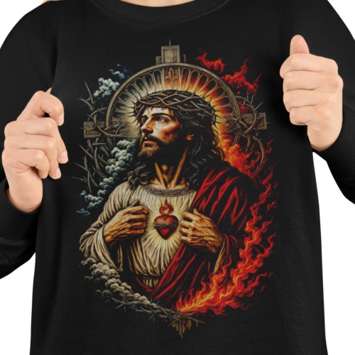 Damska bluza religijna Najświętsze Serce Jezusa – Sacred Heart 2