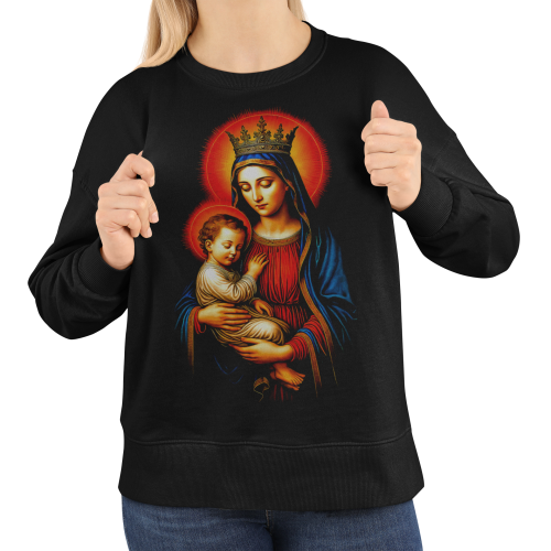 Damska bluza religijna Matka Boska z Dzieciątkiem Jezus – Maryja 3