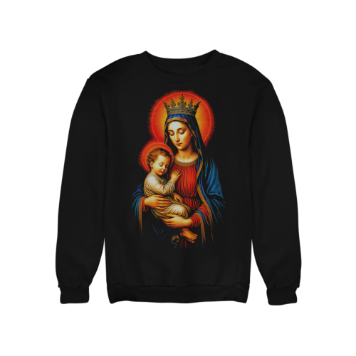 Damska bluza religijna Matka Boska z Dzieciątkiem Jezus – Maryja 4