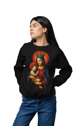 Damska bluza religijna Matka Boska z Dzieciątkiem Jezus – Maryja 5