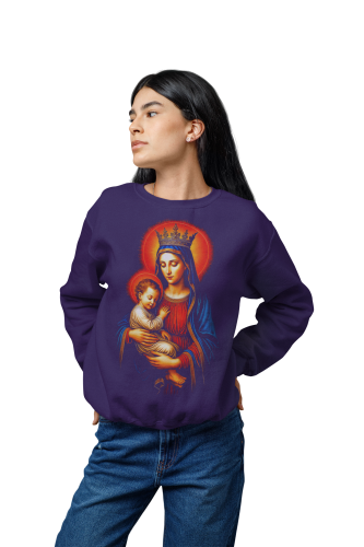 Damska bluza religijna Matka Boska z Dzieciątkiem Jezus – Maryja 9