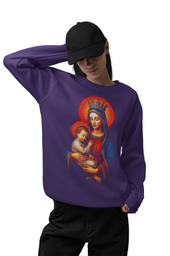 Damska bluza religijna Matka Boska z Dzieciątkiem Jezus – Maryja 10