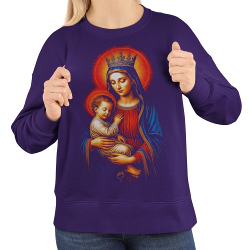 Damska bluza religijna Matka Boska z Dzieciątkiem Jezus – Maryja 7