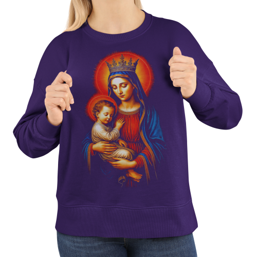 Damska bluza religijna Matka Boska z Dzieciątkiem Jezus – Maryja 11