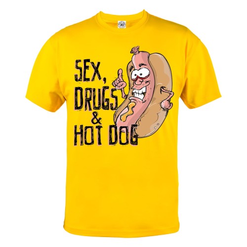 KOSZULKA ŚMIESZNE SEX, DRUGS & HOT DOG 7