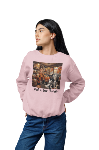 Damska bluza Halloween Just a Few Things – dynie, duchy i jesienny shopping 4