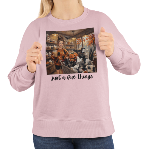 Damska bluza Halloween Just a Few Things – dynie, duchy i jesienny shopping 6
