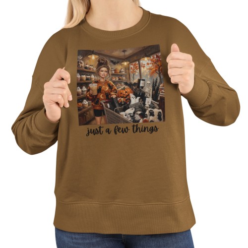 Damska bluza Halloween Just a Few Things – dynie, duchy i jesienny shopping 7
