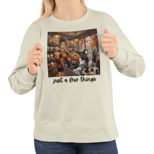 Damska bluza Halloween Just a Few Things – dynie, duchy i jesienny shopping 16