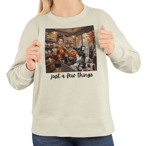 Damska bluza Halloween Just a Few Things – dynie, duchy i jesienny shopping 13