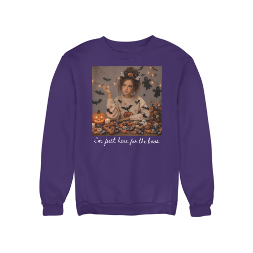 Damska bluza na Halloween I’m Just Here for the Boos – duchy i słodycze 6