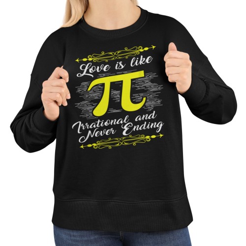 Damska bluza matematyczna Love Is Like Pi – liczba Pi