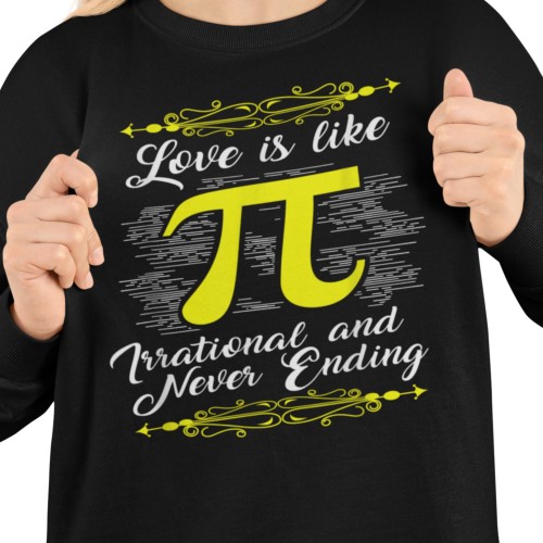 Damska bluza matematyczna Love Is Like Pi – liczba Pi 2