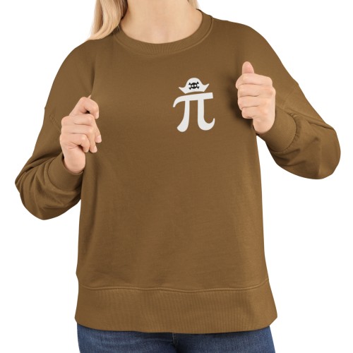 Damska bluza matematyczna Pi – śmieszny piracki symbol Pi