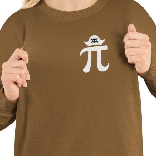 Damska bluza matematyczna Pi – śmieszny piracki symbol Pi 2