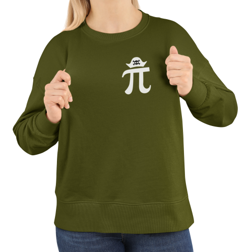 Damska bluza matematyczna Pi – śmieszny piracki symbol Pi 10