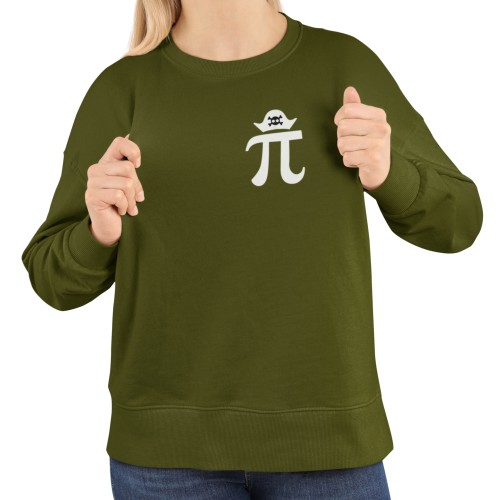 Damska bluza matematyczna Pi – śmieszny piracki symbol Pi 7