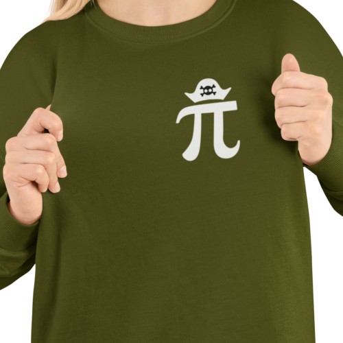 Damska bluza matematyczna Pi – śmieszny piracki symbol Pi 8