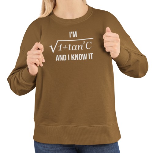 Damska bluza matematyczna I'm Sec C And I Know It – śmieszna 7