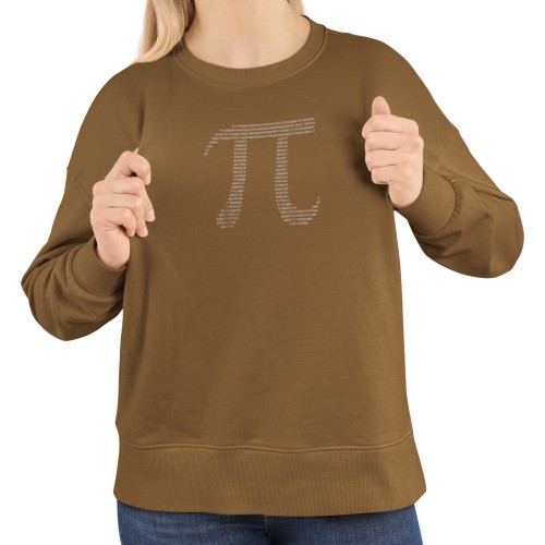 Damska bluza matematyczna liczba Pi – symbol Pi z cyfr