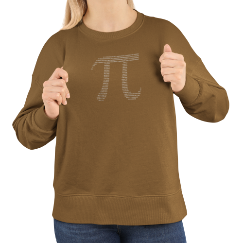 Damska bluza matematyczna liczba Pi – symbol Pi z cyfr 6