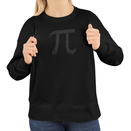 Damska bluza matematyczna liczba Pi – symbol Pi z cyfr 10