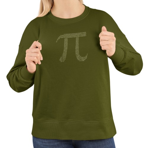 Damska bluza matematyczna liczba Pi – symbol Pi z cyfr 13