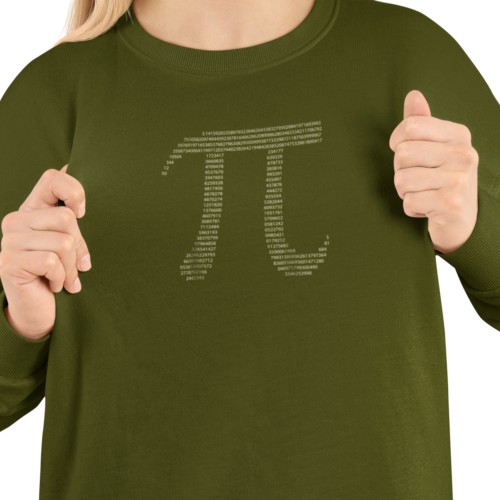 Damska bluza matematyczna liczba Pi – symbol Pi z cyfr 14