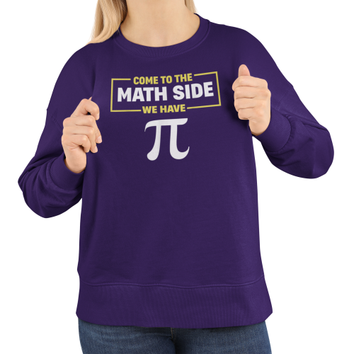 Damska bluza matematyczna Come To The Math Side – We Have Pi 23